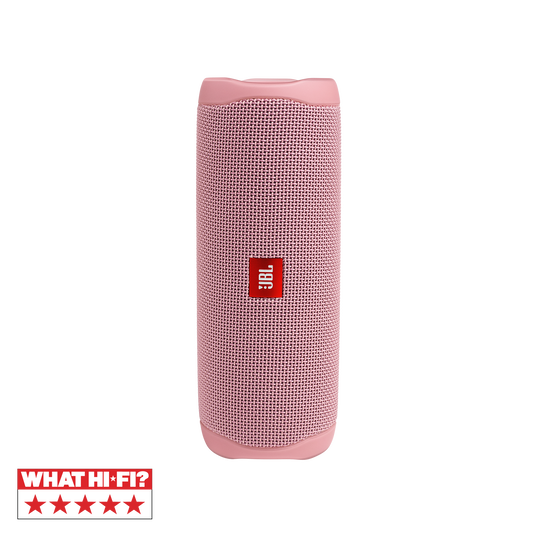 JBL Flip 5 - Pink - Portable Waterproof Speaker - Hero